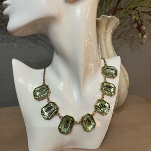 Elegant Green Gemstone Necklace